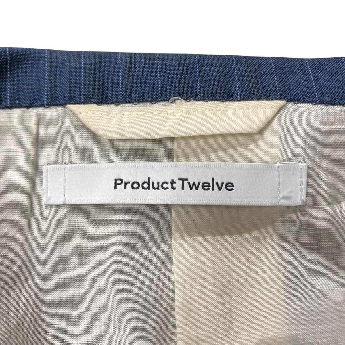 Product Twelve(プロダクトトゥエルブ) ストライプテーラードベスト