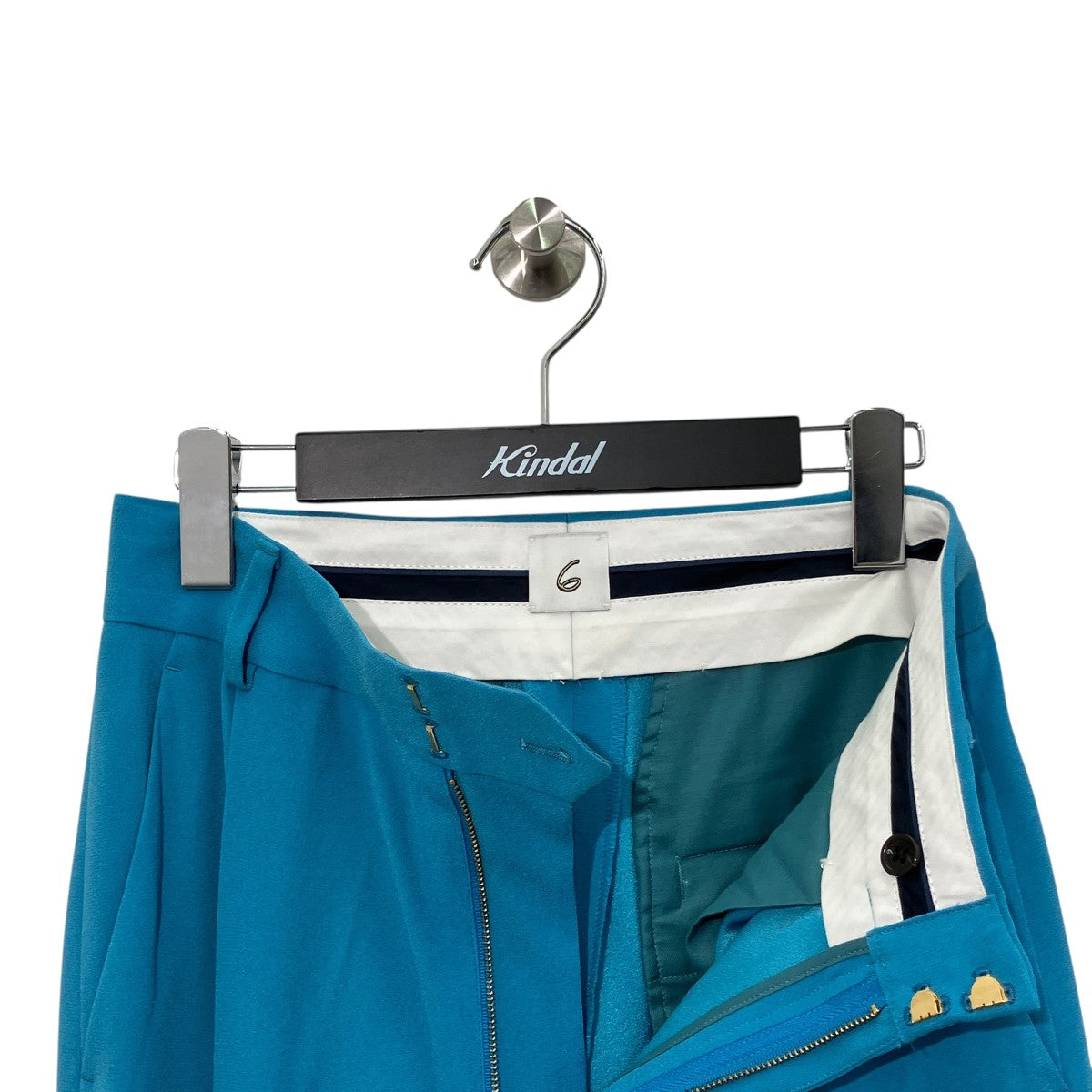 6(ROKU) BEAUTY＆YOUTH GEORGETTE TUCK PANTS 2タックパンツ8614-202-0300 古着・中古-3枚目のアイテム画像