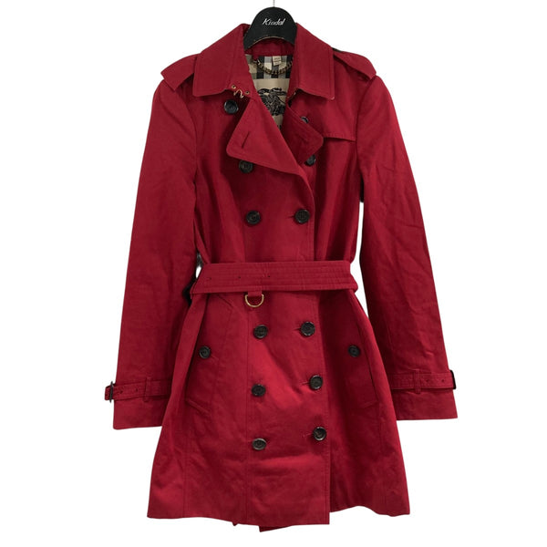 美品　バーバリー トレンチコート　BURBERRY コート BURBERRY(バーバリー) トレンチコート レッド サイズ IT36｜【公式