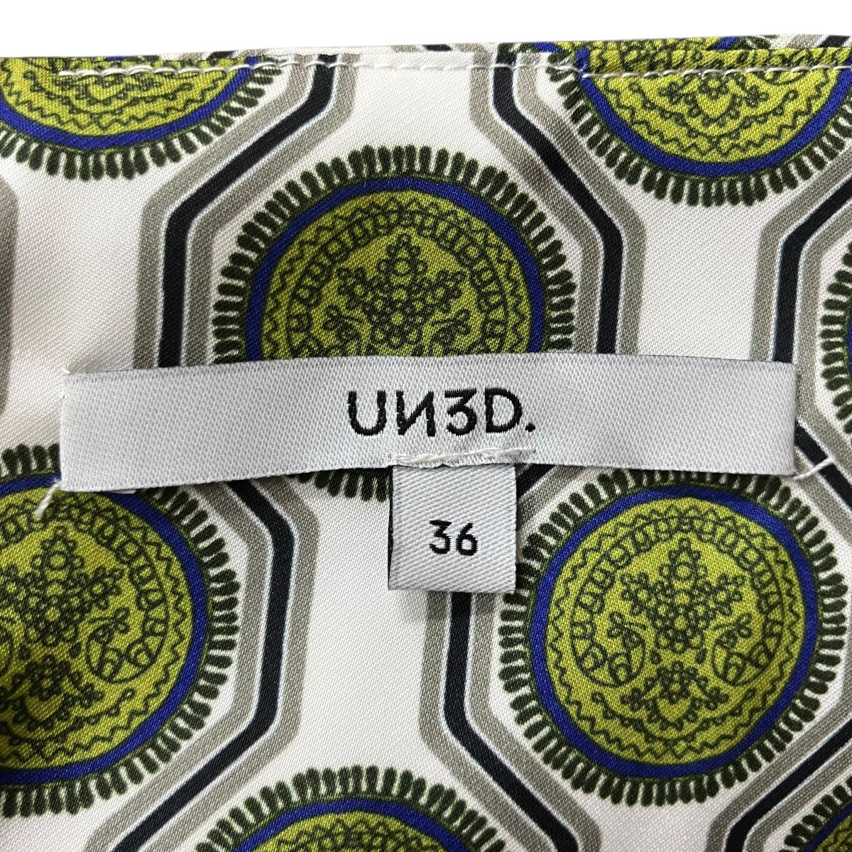 UN3D． ペイズリードットキャミワンピース 古着・中古-8枚目のアイテム画像