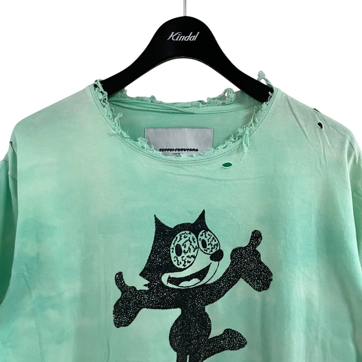 TEPPEI FURUYAMA ダメージ加工Tシャツ 古着・中古-2枚目のアイテム画像