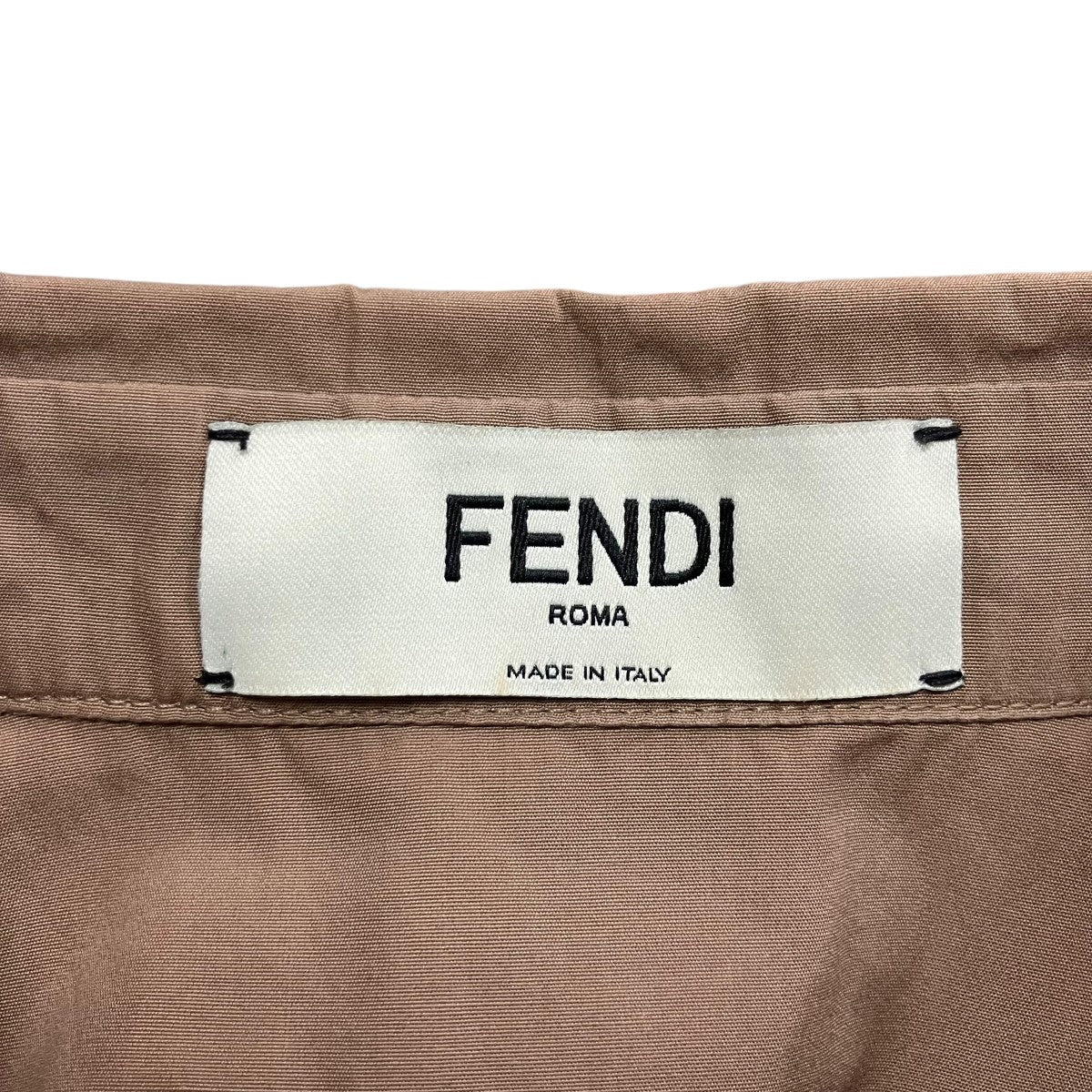 FENDI チェストFFロゴ ベルテッド シャツワンピース 古着・中古-5枚目のアイテム画像