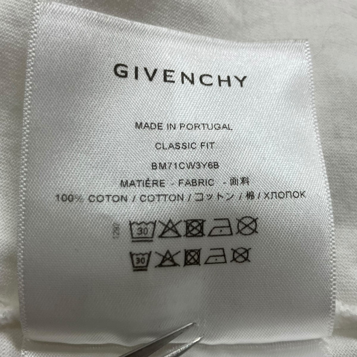 GIVENCHY アーチロゴＴシャツ 古着・中古-7枚目のアイテム画像
