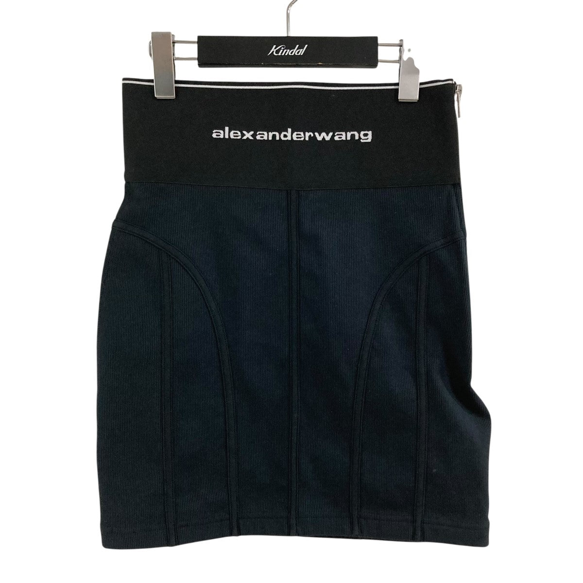 ALEXANDER WANG ウエストロゴニットタイトスカート ショートスカート 古着・中古-1枚目のアイテム画像