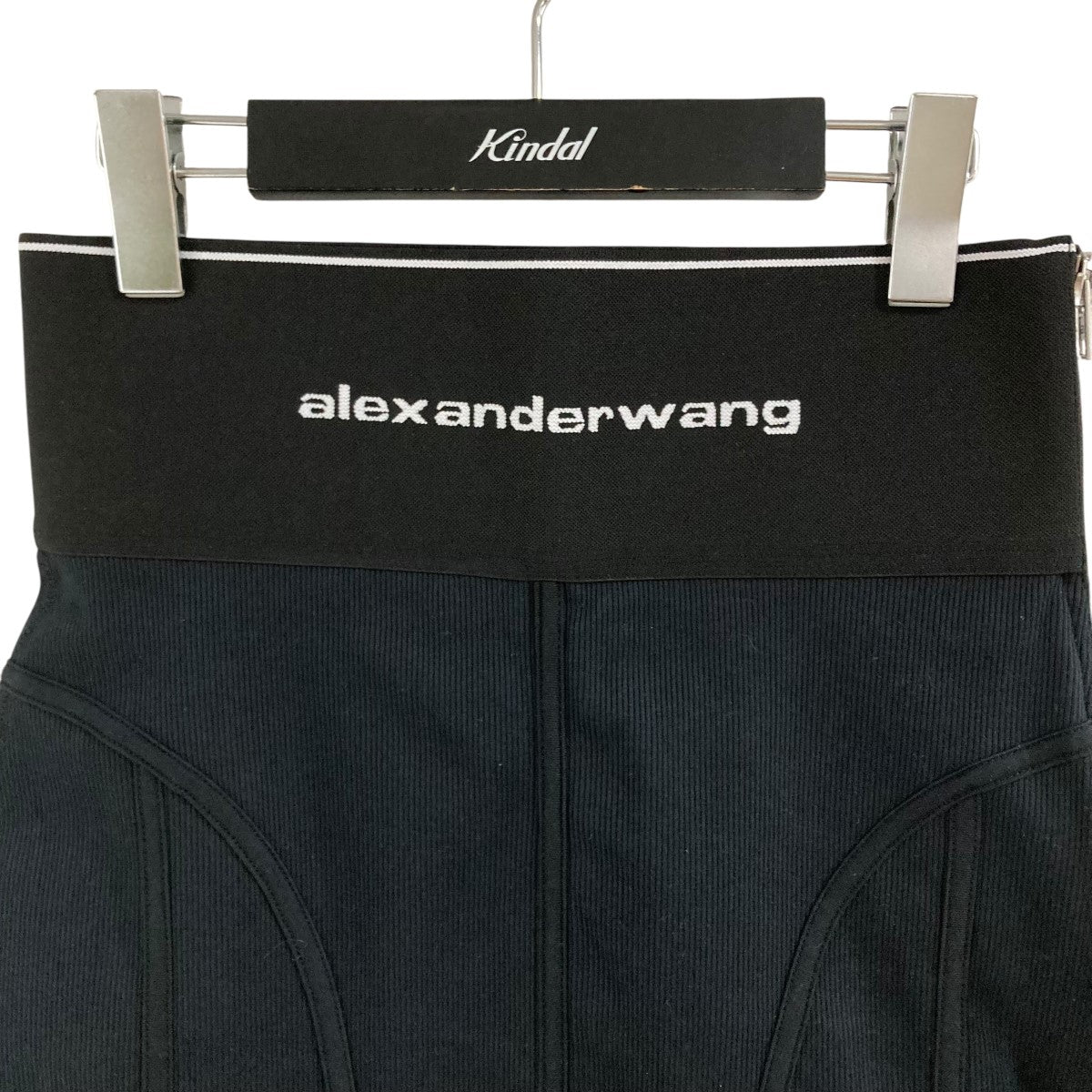 ALEXANDER WANG ウエストロゴニットタイトスカート ショートスカート 古着・中古-2枚目のアイテム画像
