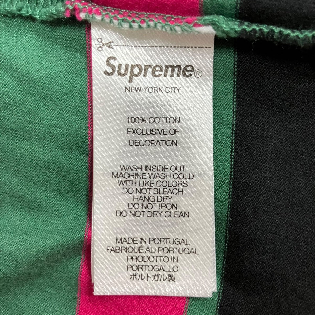 Supreme ボーダーTシャツ 古着・中古-6枚目のアイテム画像