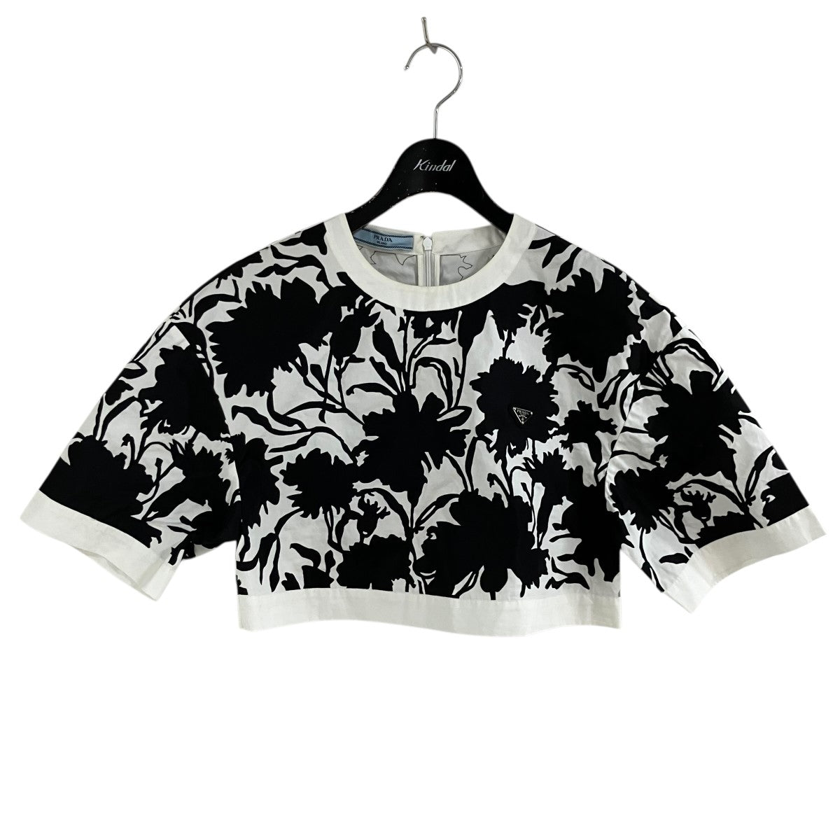 PRADA ロゴプレートシャツ 古着・中古-1枚目のアイテム画像