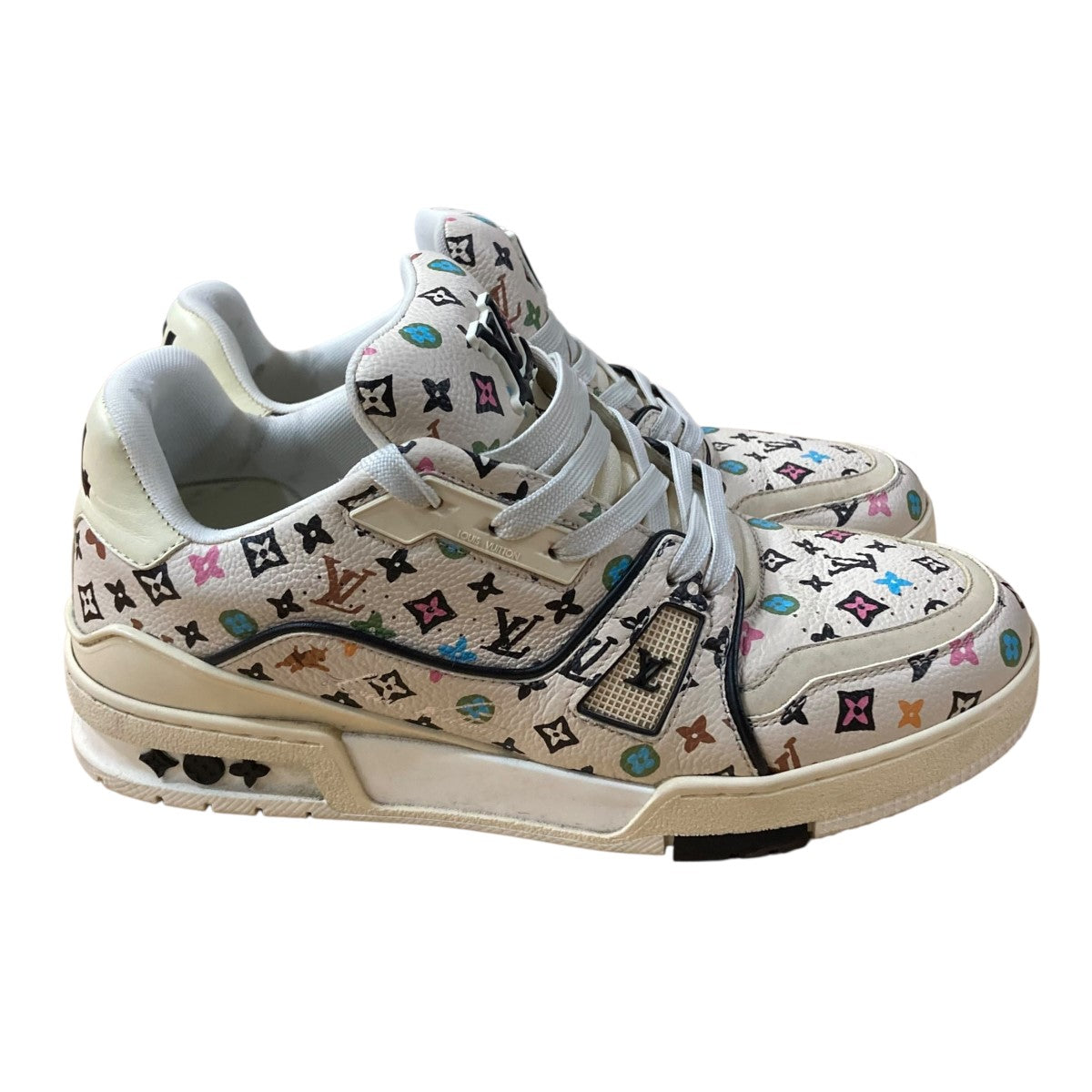 【新品未使用】LOUIS VITTON ☆スニーカー LOUIS VUITTON×Tyler the Creator LVトレイナーモノグラム