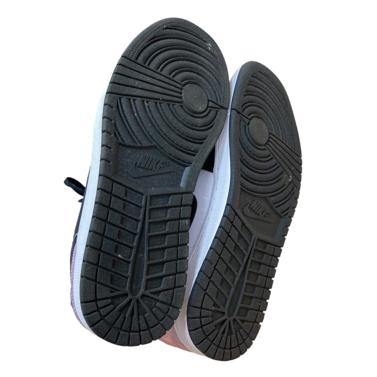 Nike ハイカットトレーニングシューズブラック/グレー ナイキ AIR JORDAN 1 レザー ハイカットスニーカー 27cm メンズ