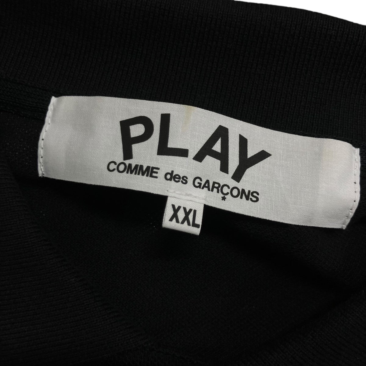 PLAY COMME des GARCONS ハートワッペンポロシャツ 古着・中古-5枚目のアイテム画像