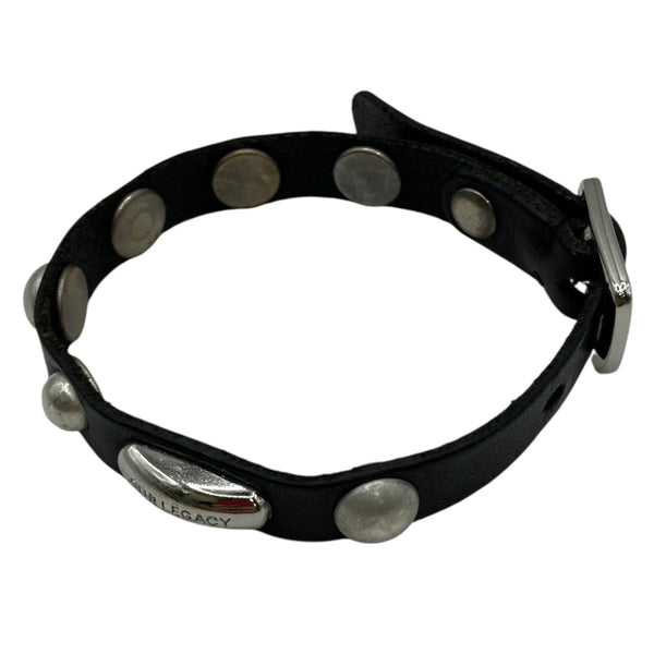 OUR LEGACY(アワーレガシー) レザーブレスレット ブラック サイズ