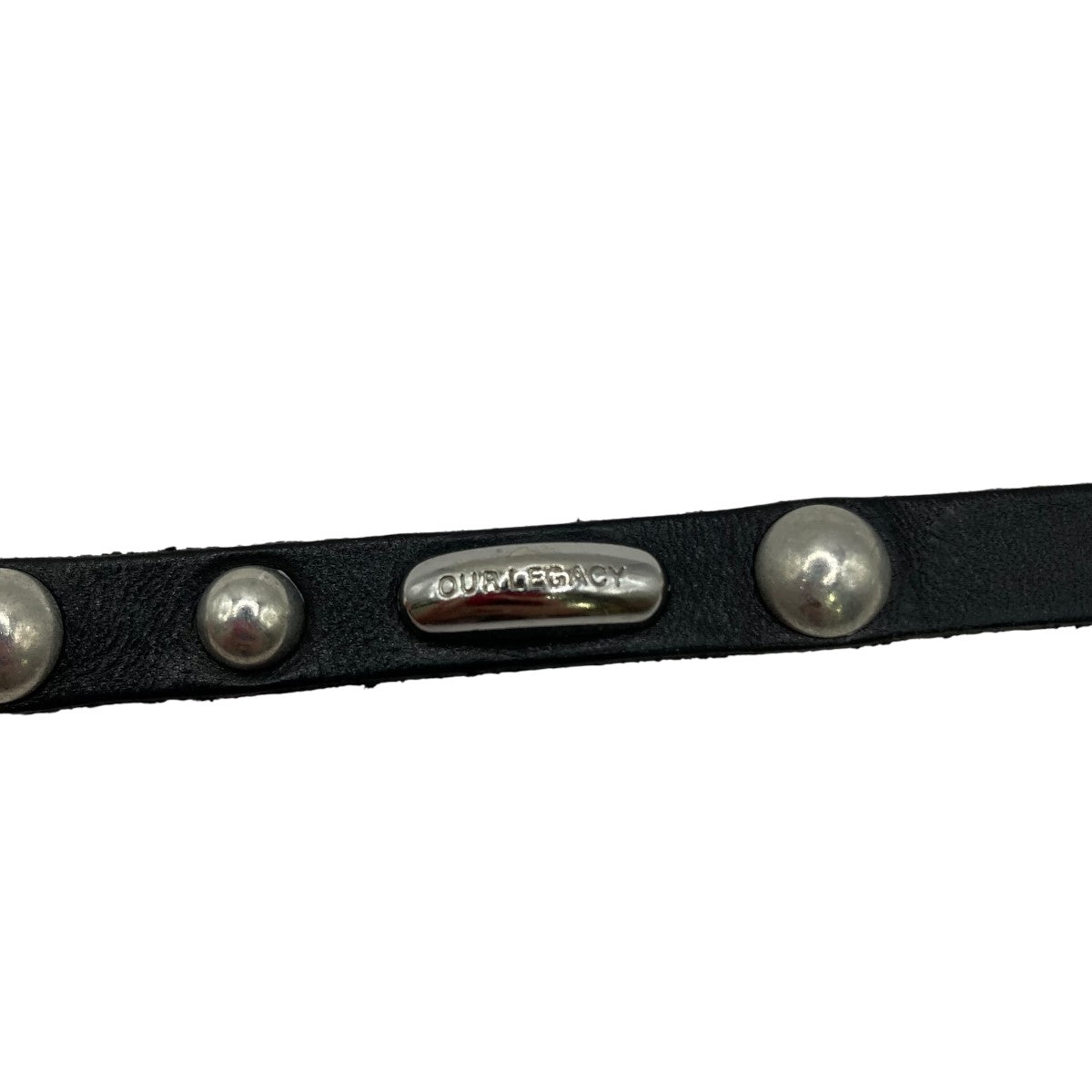 アワーレガシー SPINE BRACELET BLACK ブレスレット OUR LEGACY