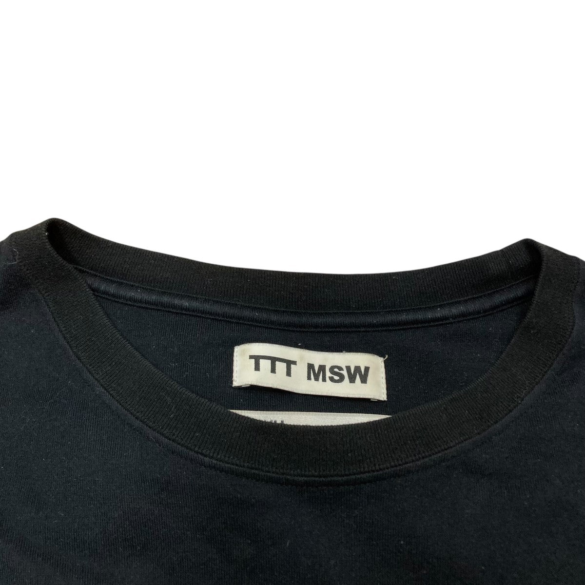 TTT MSW×DAIRIKU レイヤードカットソー TD03C ブラック サイズ