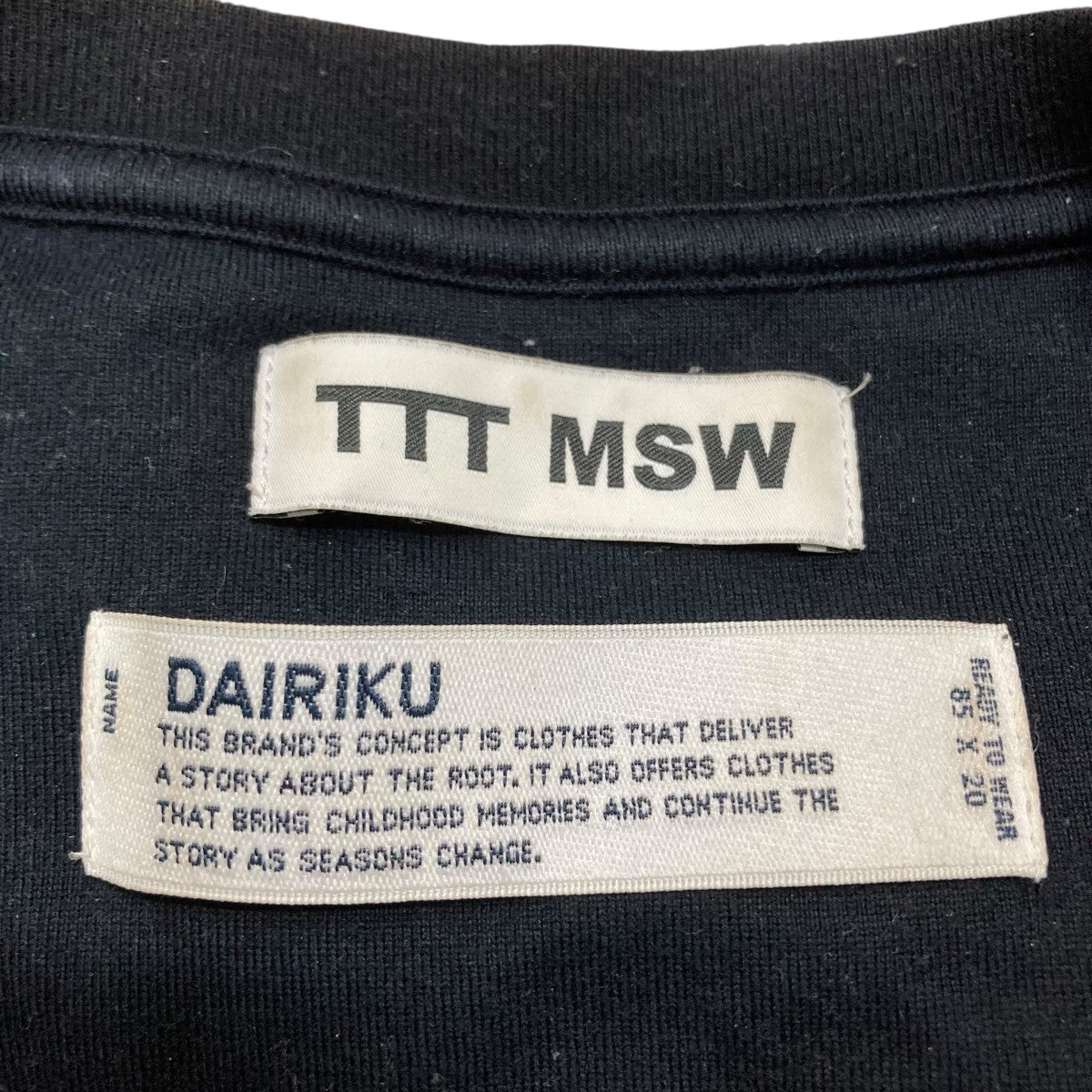レイヤードカットソー