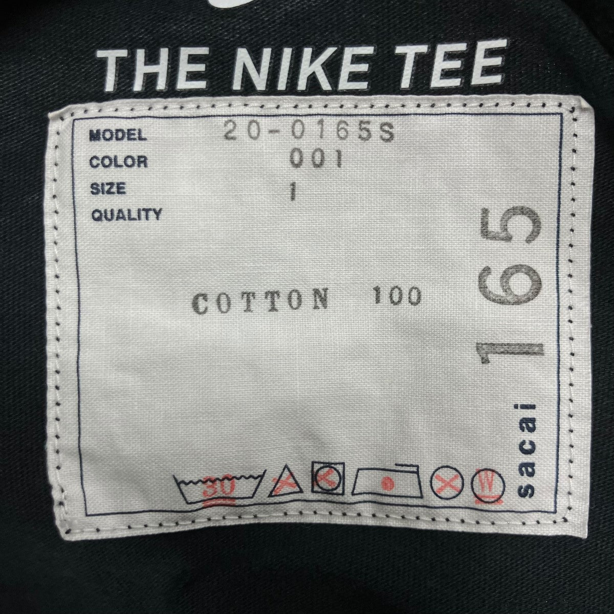 sacai×NIKE プリントTシャツ 古着・中古-5枚目のアイテム画像