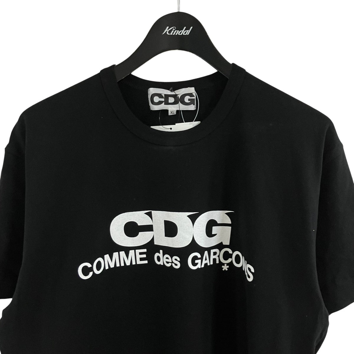 CDG(シーディージー) ロゴTシャツ SZ-T005 ブラック×ホワイト サイズ