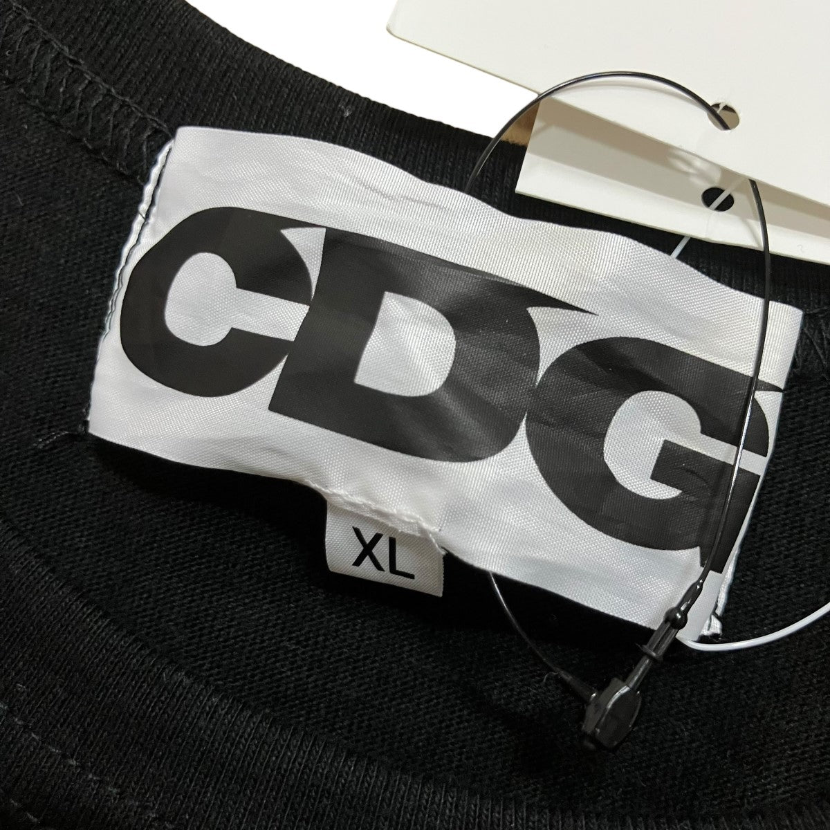 CDG(シーディージー) ロゴTシャツ SZ-T005 ブラック×ホワイト サイズ