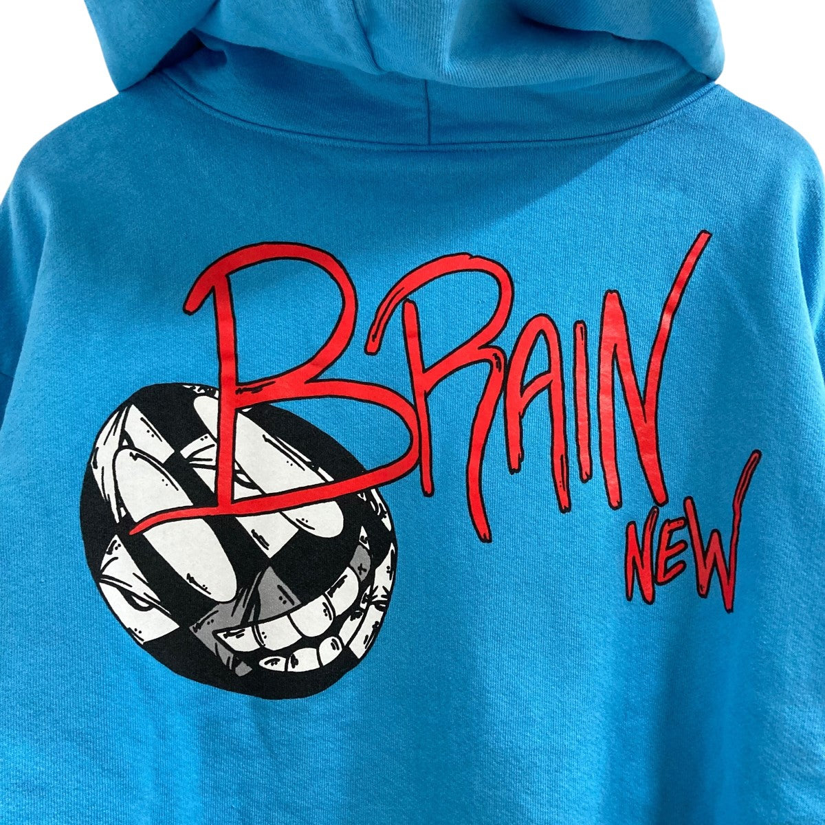 CHROME HEARTS ブルーのプリントパーカ Mサイズ CHROME HEARTS(クロムハーツ) プルオーバーパーカー ブルー