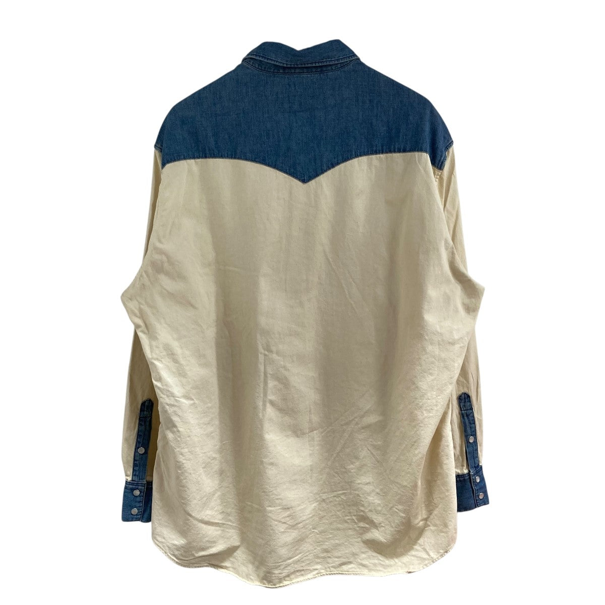 CELINE(セリーヌ) ウエスタンロングシャツ 2T227362M アイボリー