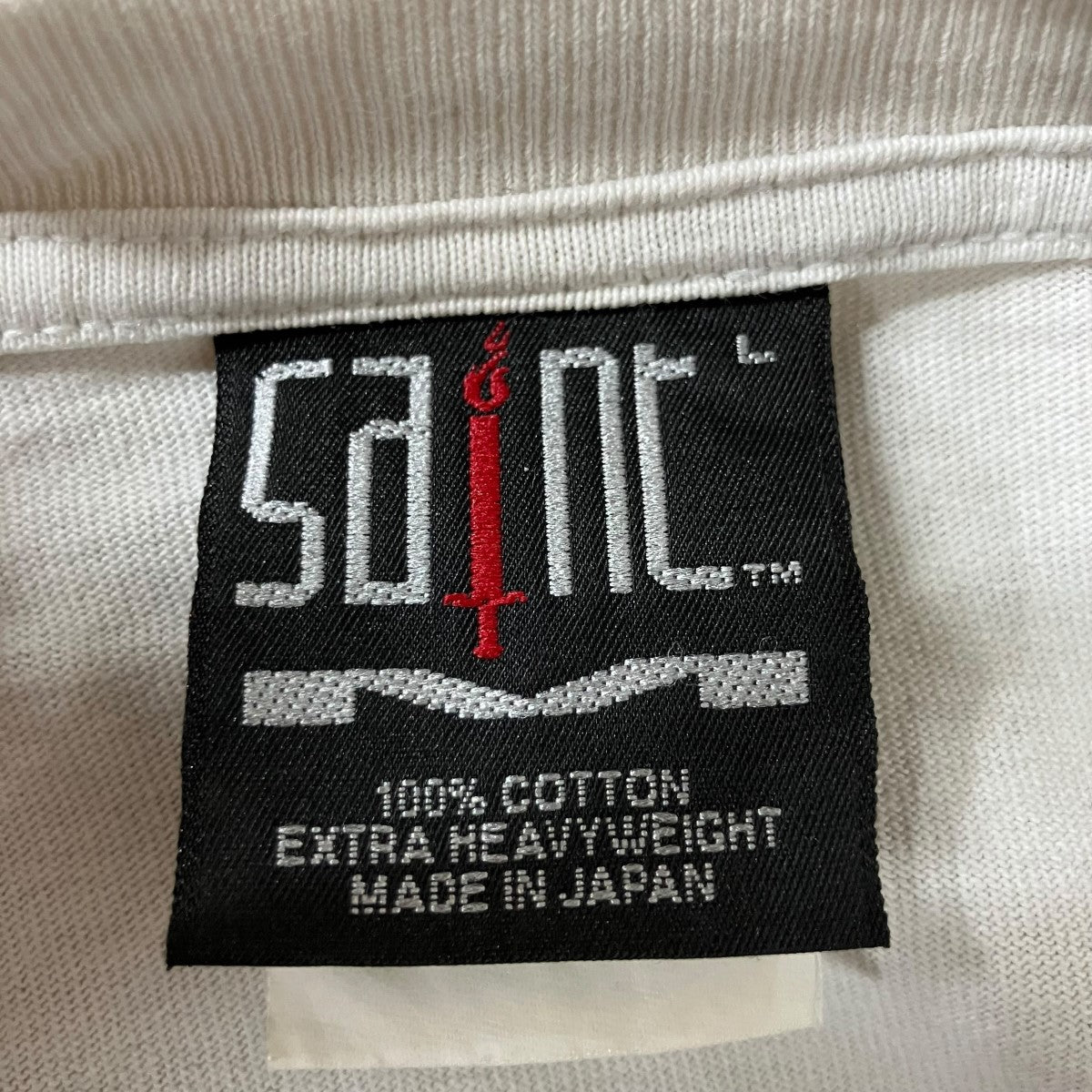 SAINT MICHAEL ダメージプリントTシャツ 古着・中古-5枚目のアイテム画像