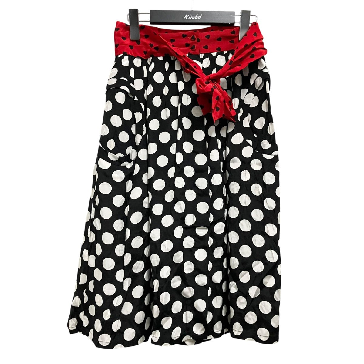 DIESEL ドット柄フレアスカート 古着・中古-1枚目のアイテム画像