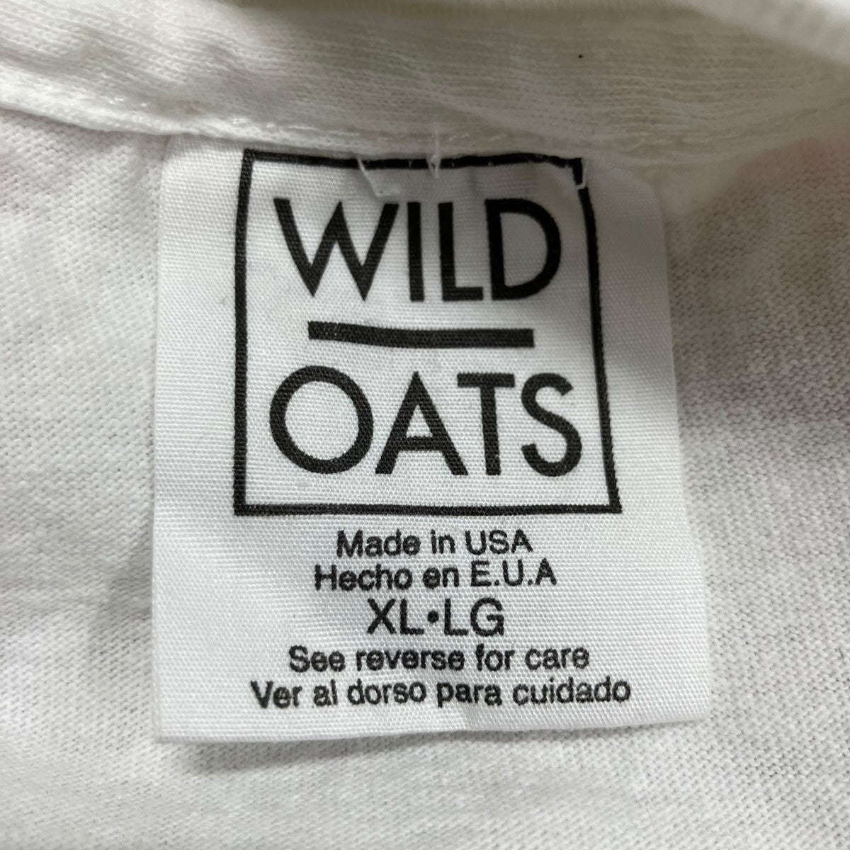WILD OATS(ワイルドオーツ) ROLLING STONES Tシャツ ホワイト×レッド