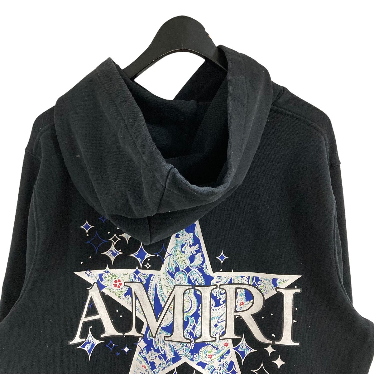 AMIRI(アミリ) ペイズリースターパーカー ブラック サイズ S｜【公式