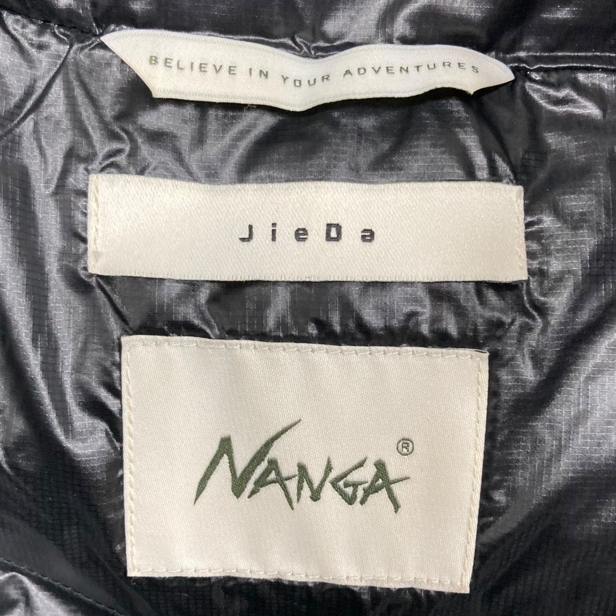 Jieda×NANGA ダウンジャケット Jie-24W-JK01 ブラック サイズ 2