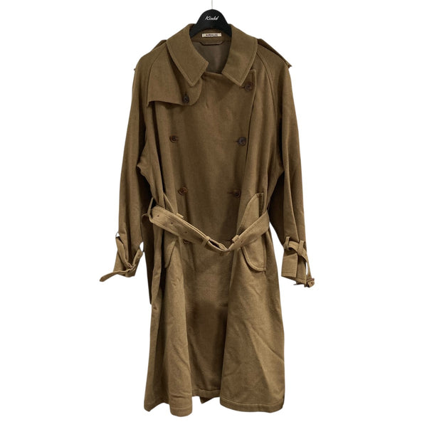 AURALEE(オーラリー) ウールトレンチコート A8AC01WF ベージュ サイズ