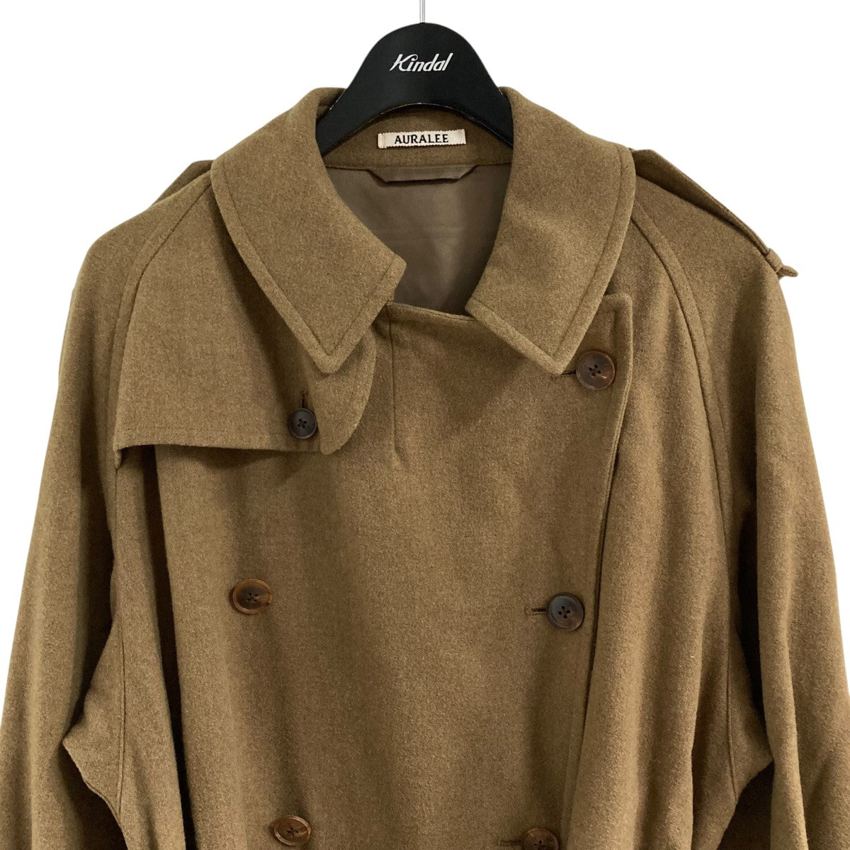 AURALEE(オーラリー) ウールトレンチコート A8AC01WF ベージュ サイズ