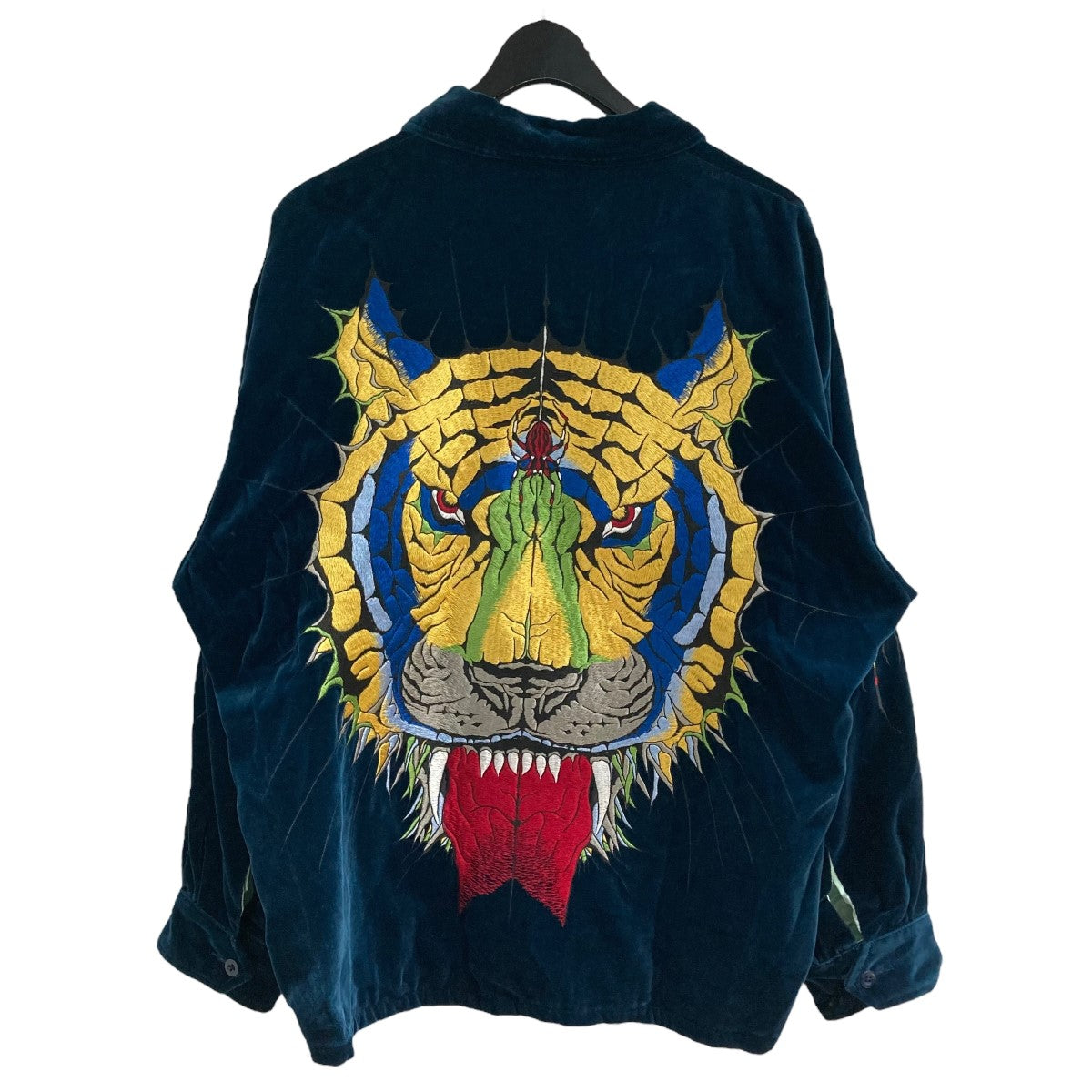 WACKO MARIA×WOLF'S HEAD ウルフズヘッドタイガースカジャン ネイビー