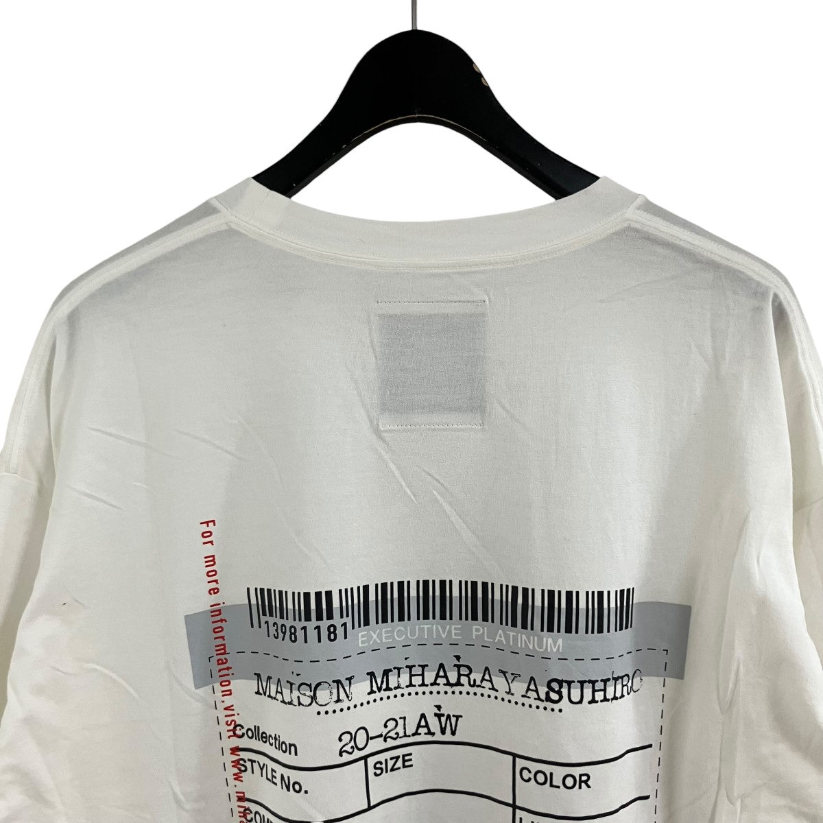 MIHARA YASUHIRO プリントTシャツ 古着・中古-4枚目のアイテム画像