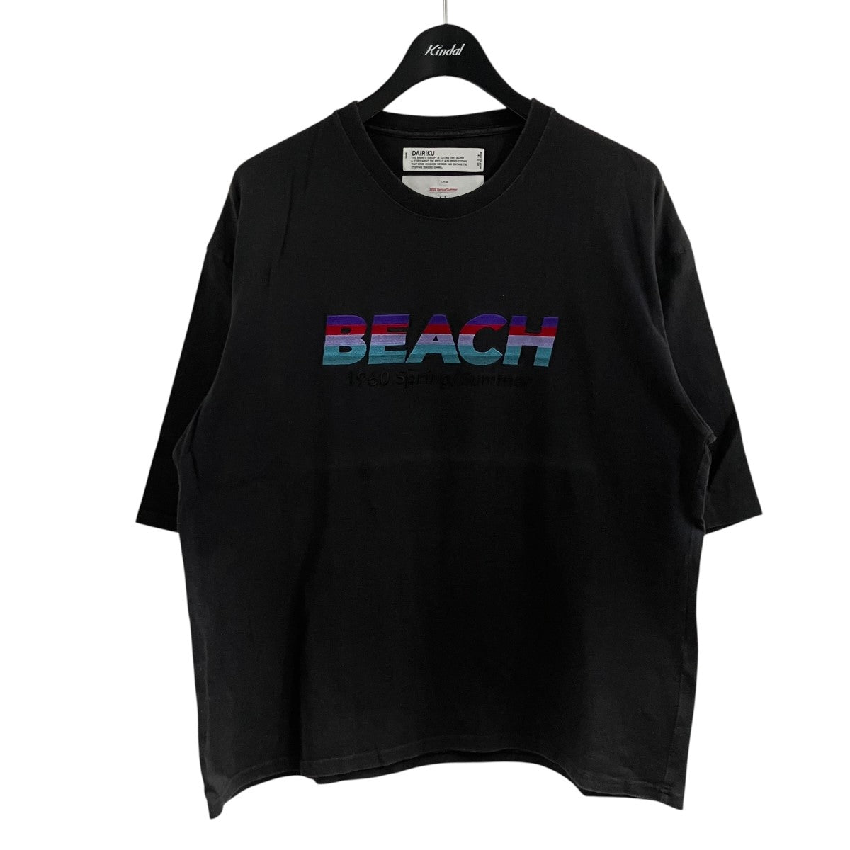DAIRIKU エンブロイダリーTシャツ 古着・中古-1枚目のアイテム画像