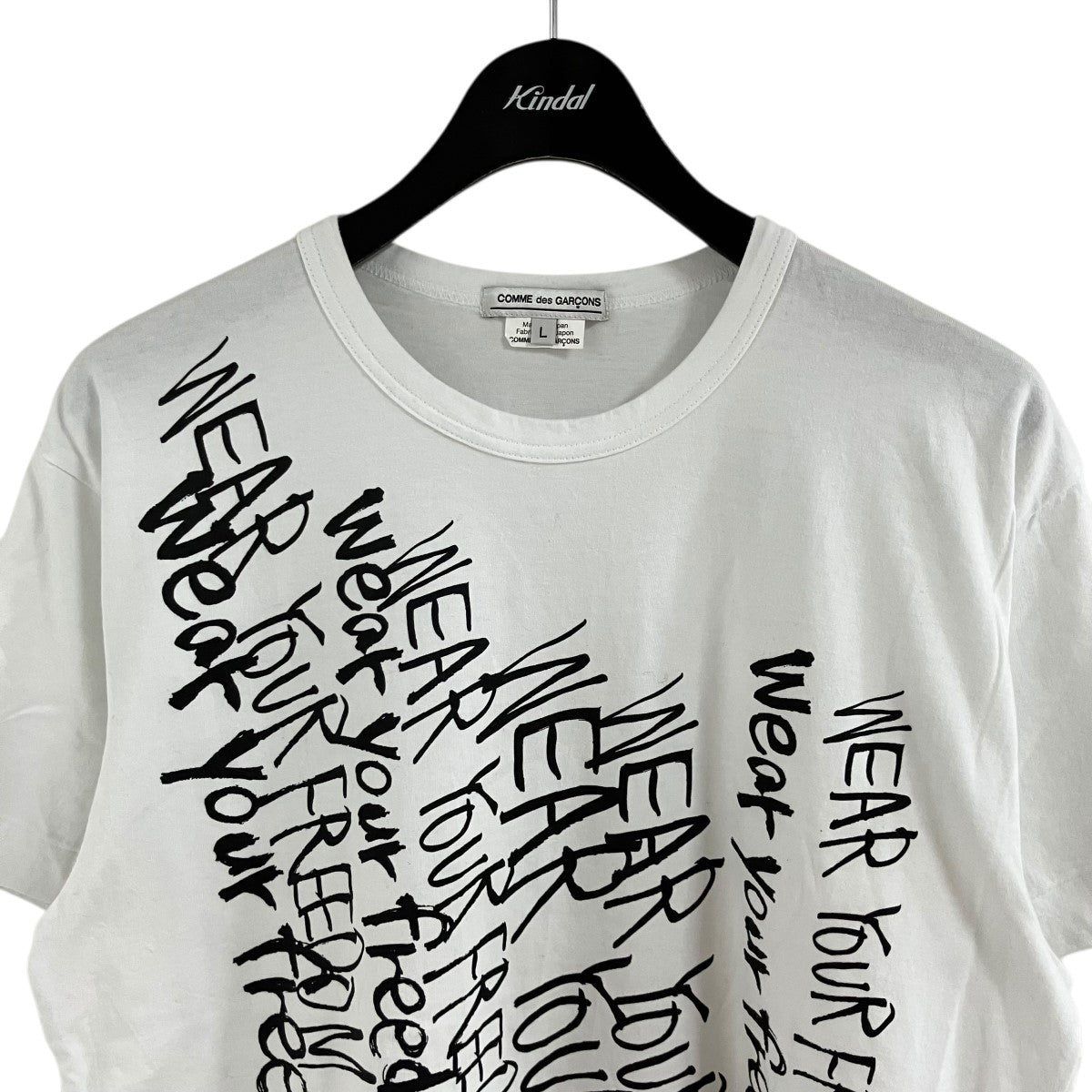 COMME des GARCONS(コムデギャルソン) メッセージTシャツ OZ-T311