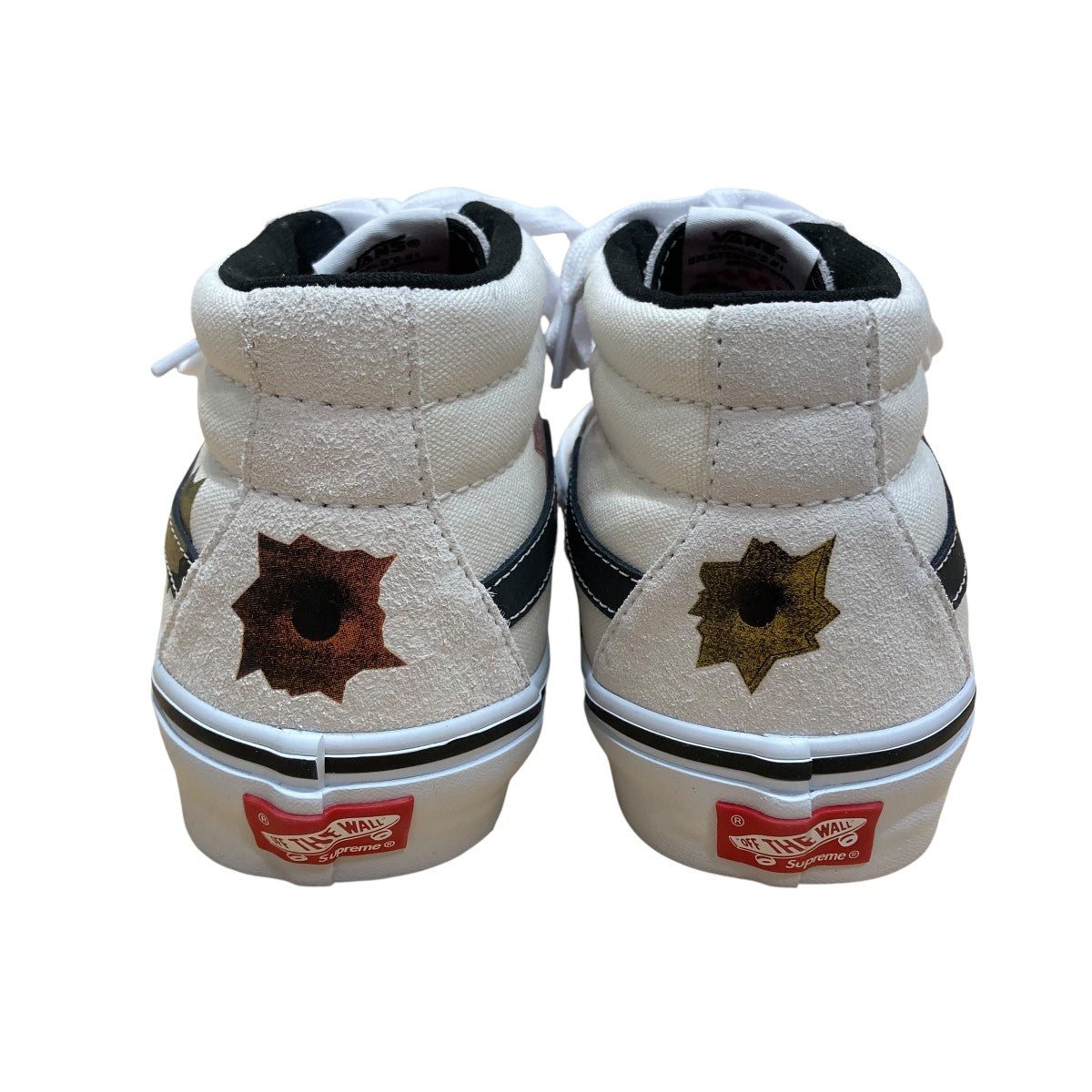 VANS×Supreme ローカットスニーカー 721454 ホワイト サイズ 27.5cm