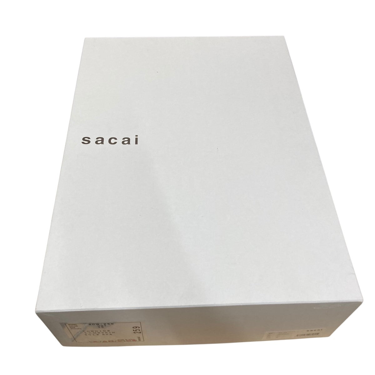 sacai(サカイ) ウイングチップソールブーツ SCW-259 ブラック サイズ