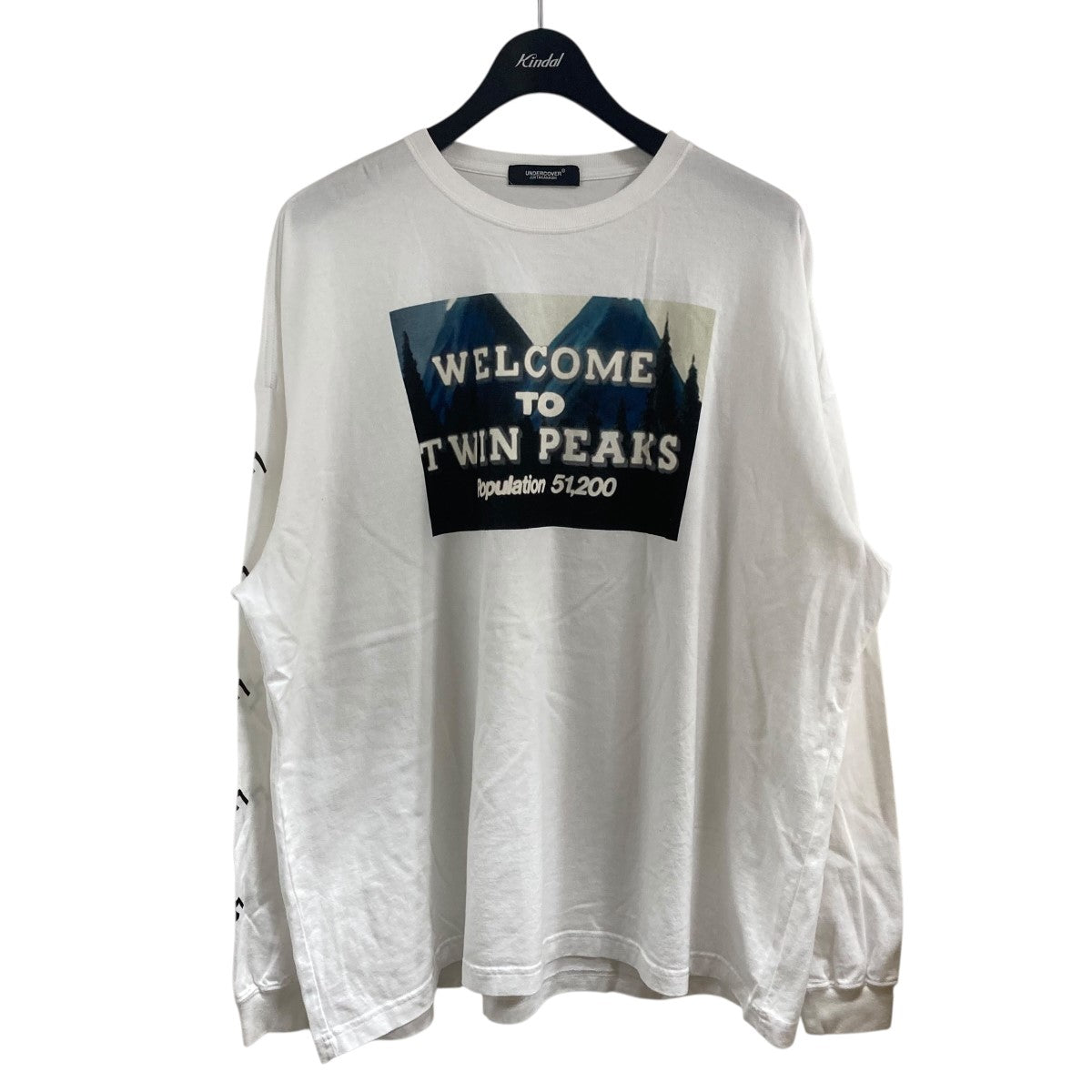 UNDERCOVER フロントプリント長袖シャツ 古着・中古-1枚目のアイテム画像
