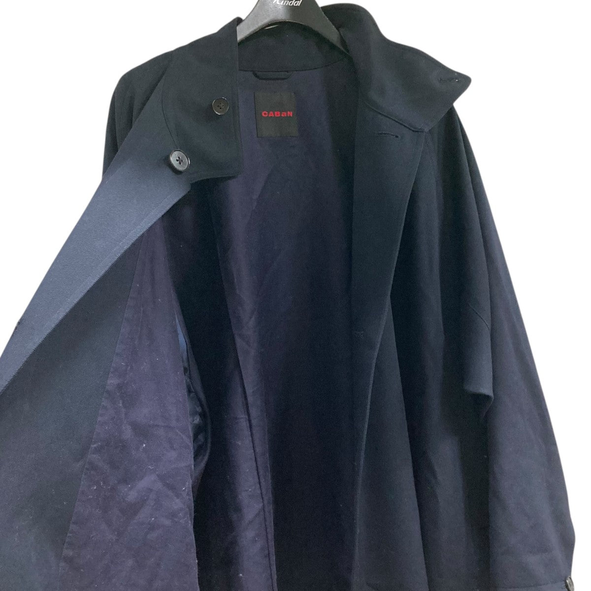 CABaN(キャバン) ウールギャバジン スタンドカラーコート59-09-94