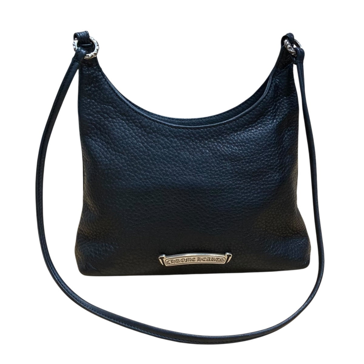 CHROME HEARTS(クロムハーツ) ダガーレザーショルダーバッグ ブラック