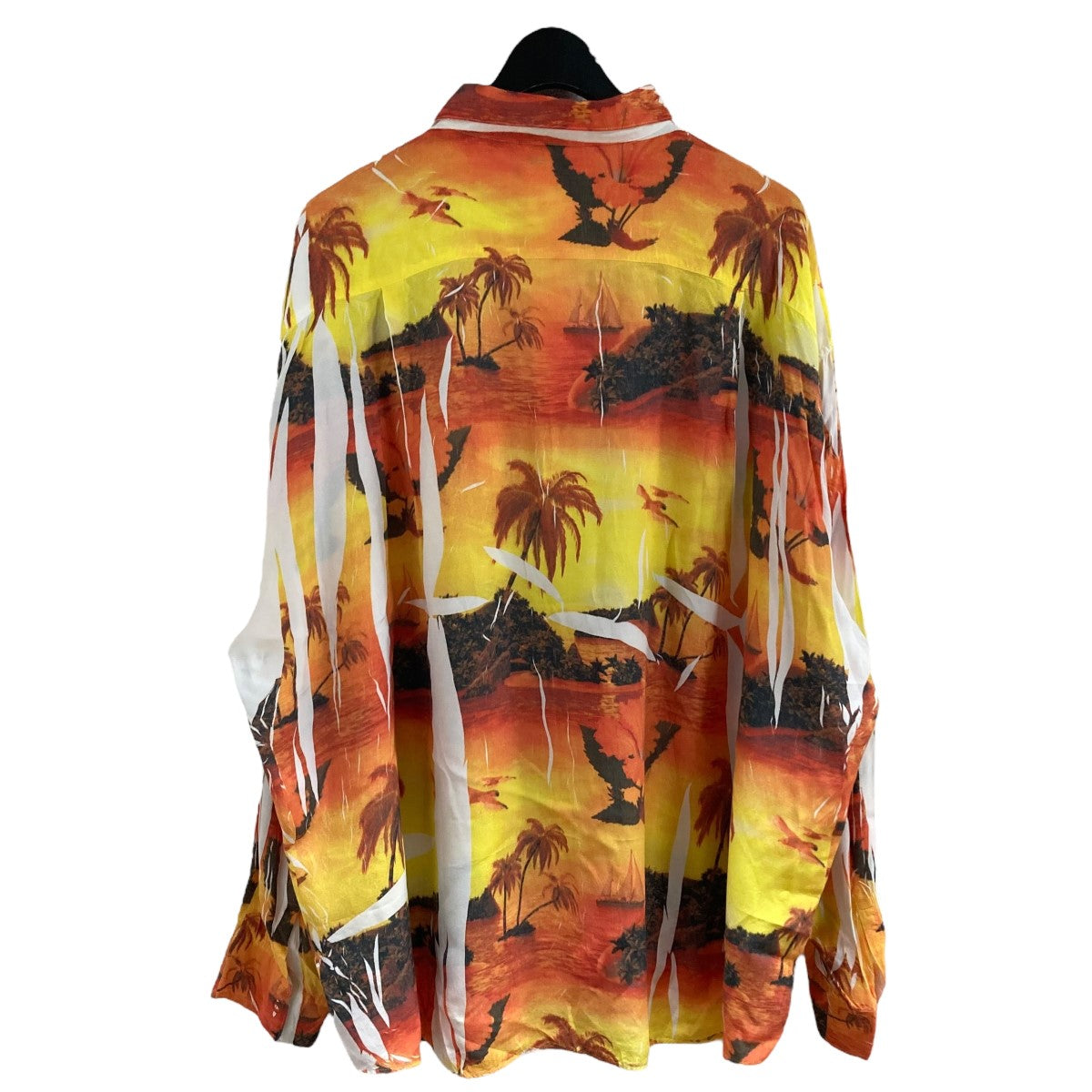 doublet(ダブレット) アロハシャツ 19SS12SH60 オレンジ サイズ M