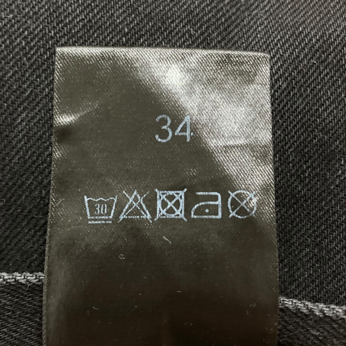 RAF SIMONS(ラフシモンズ) LOW CROTCH JEANSデニムパンツ ブラック