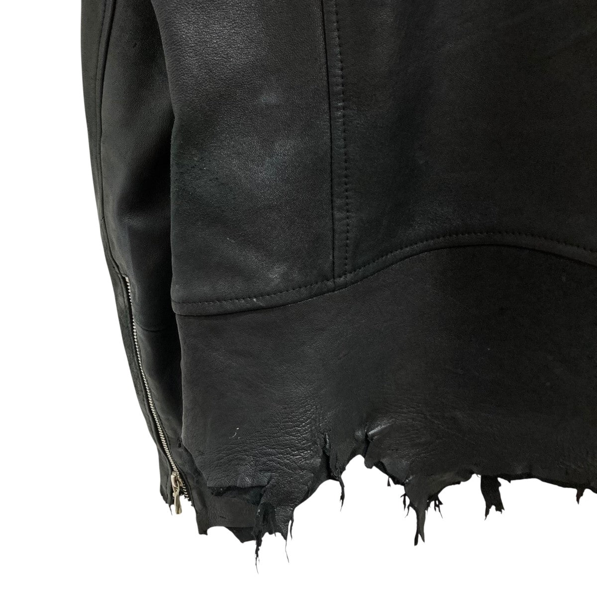 00s archive 14th addiction クロス カットソー 14th Addiction(14th アディクション) クロスジップレザージャケット