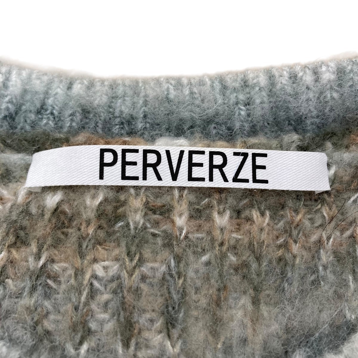 PERVERZE(パーバーズ) ニットベスト 0123030531 グレー サイズ Free