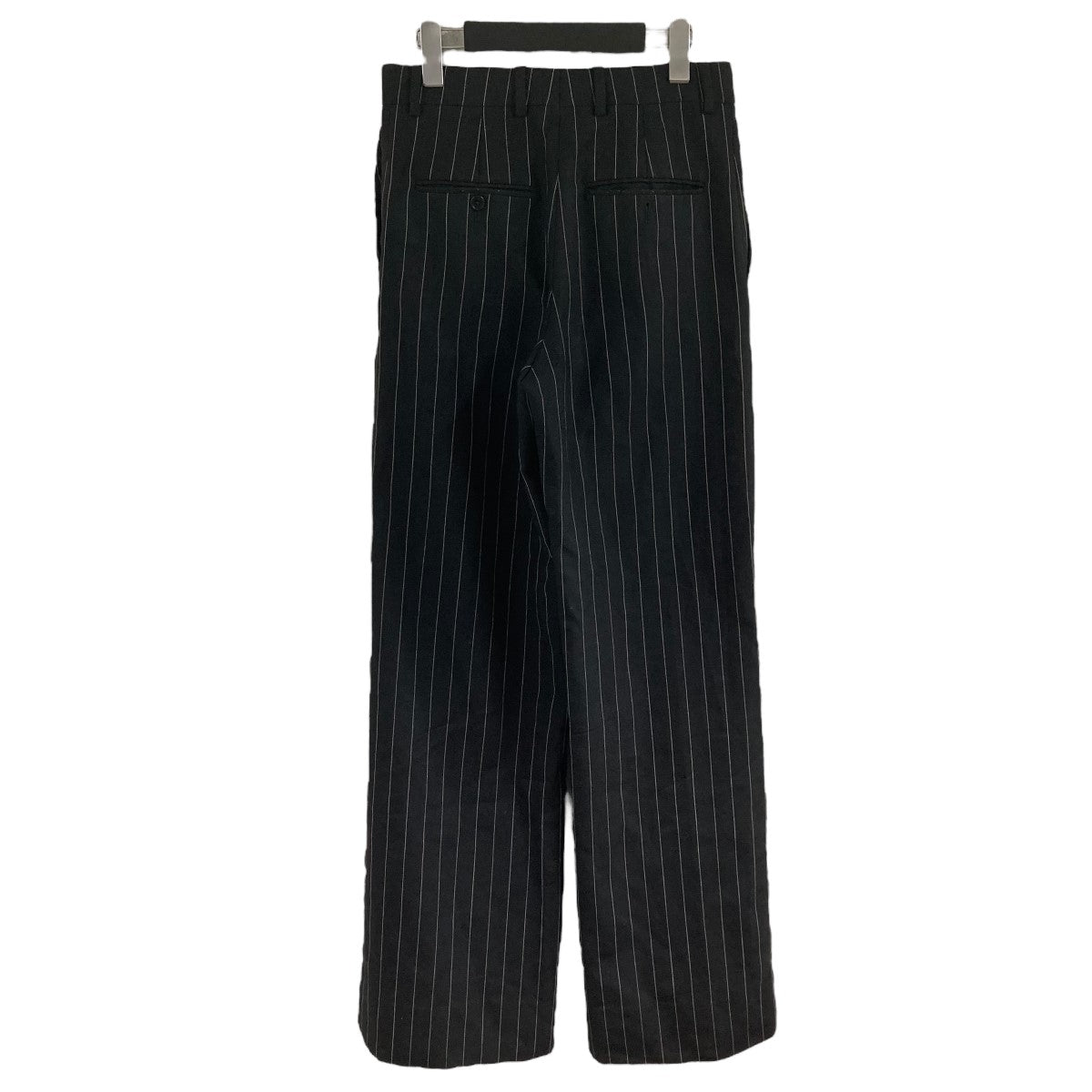 CELINE / ボトム/46/ウール/BLK/ストライプ/2p612108m CELINE(セリーヌ) ストライプフレアサーフパンツ 2P612108M ブラック