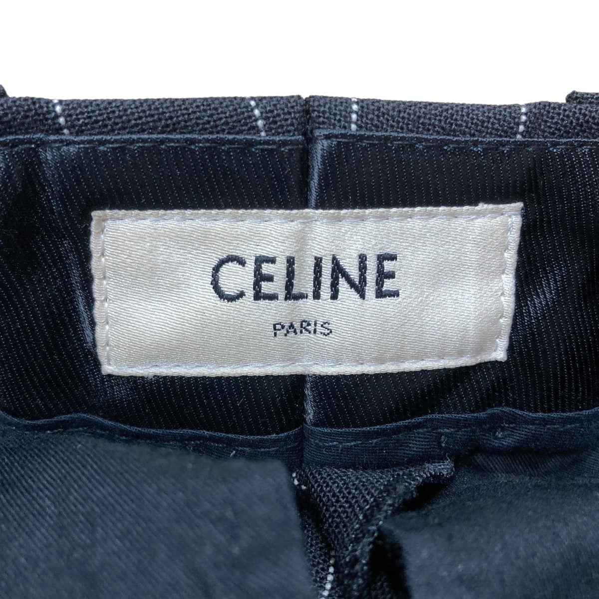 CELINE(セリーヌ) ストライプフレアサーフパンツ 2P612108M ブラック