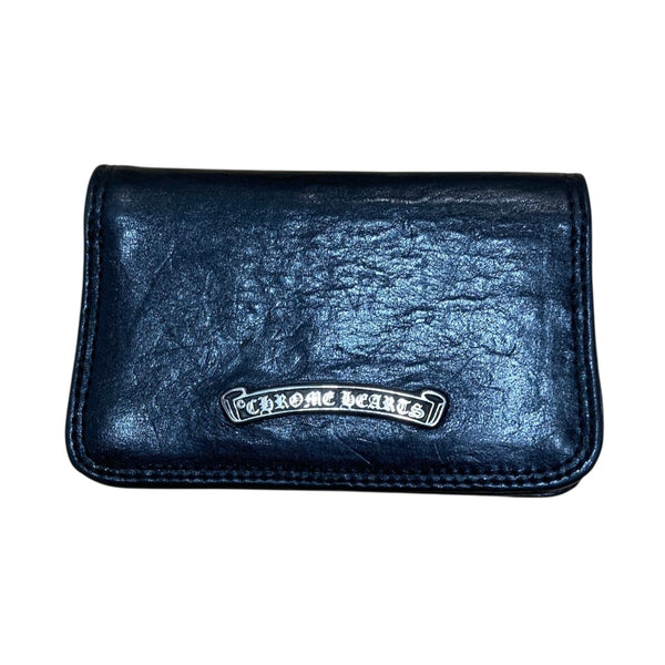 CHROME HEARTS クリア カードケース  名刺ケース ロゴ 青 CHROME HEARTS クロムハーツ クリア カードケース 名刺ケース ロゴ 青