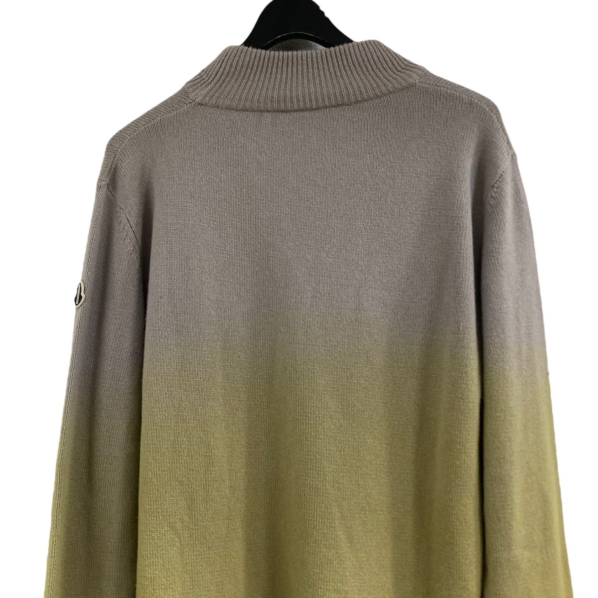 RICK OWENS×MONCLER グラデーションニット I209N9G00001 M3746 グレー