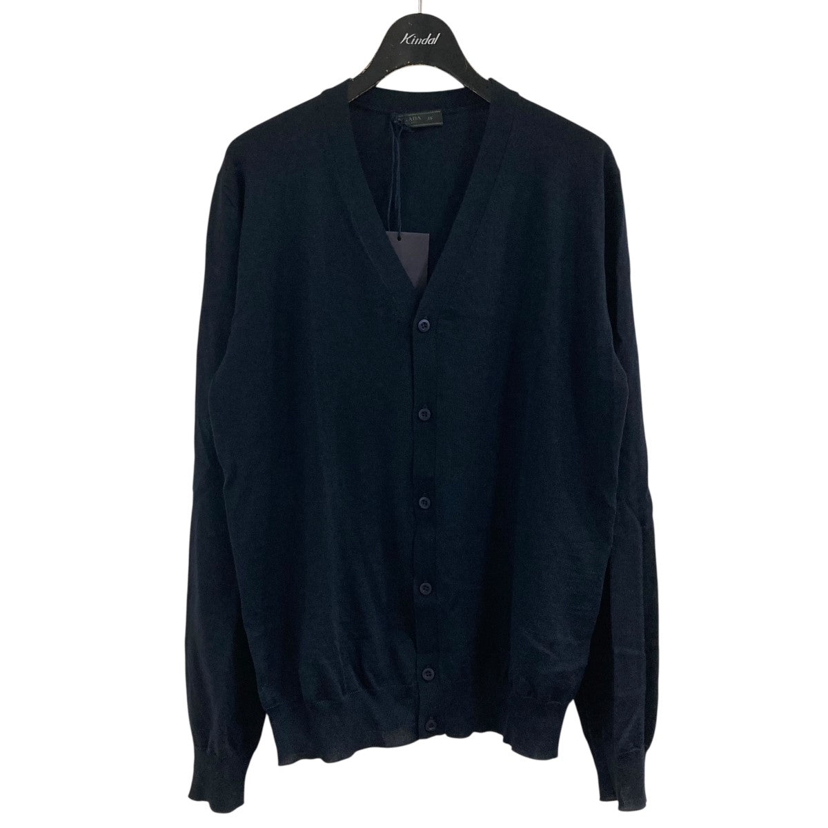 PRADA(プラダ) Vネックニットカーディガン ベージュ サイズ 36