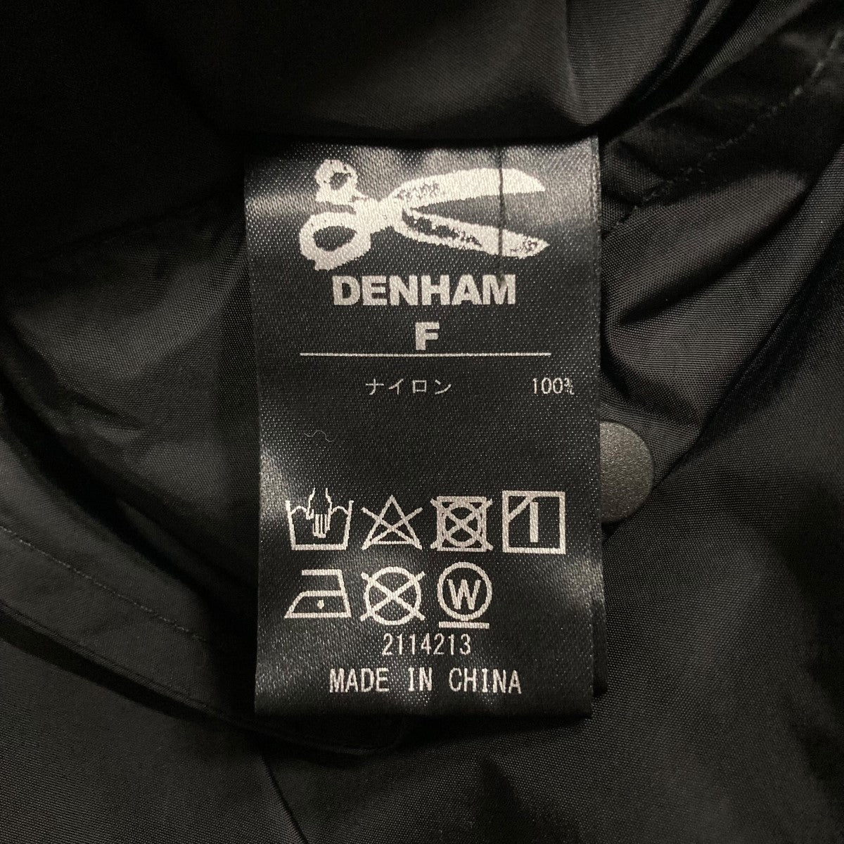 Denham(デンハム) ナイロンジップジャケット 2114213 ブラック サイズ
