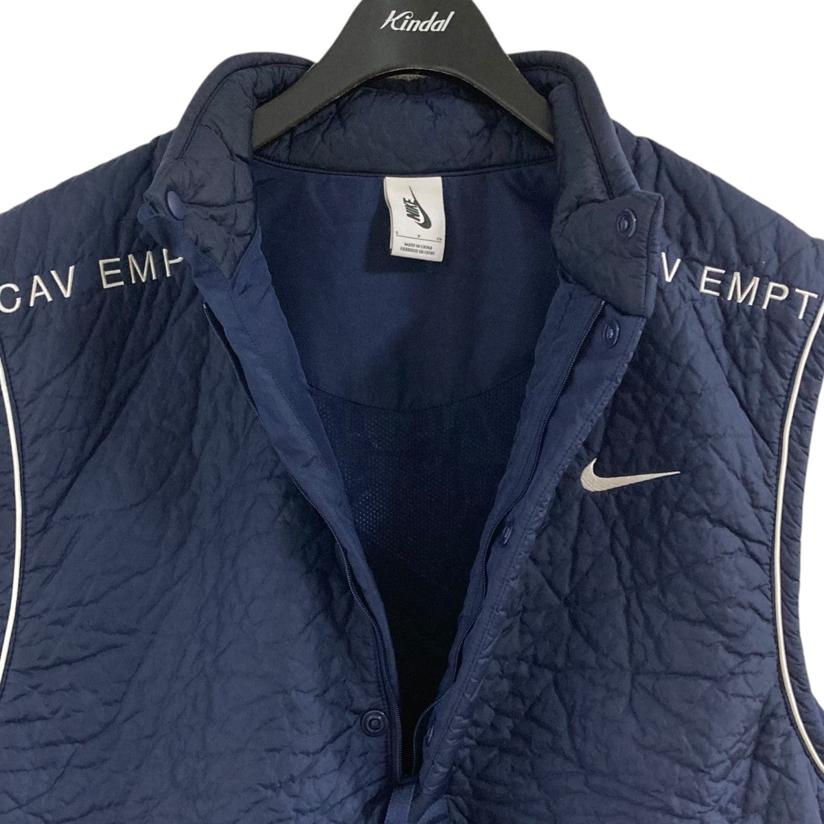 NIKE×C．E Cav Empt スナップダウン プルオーバーベストHO180510SAC